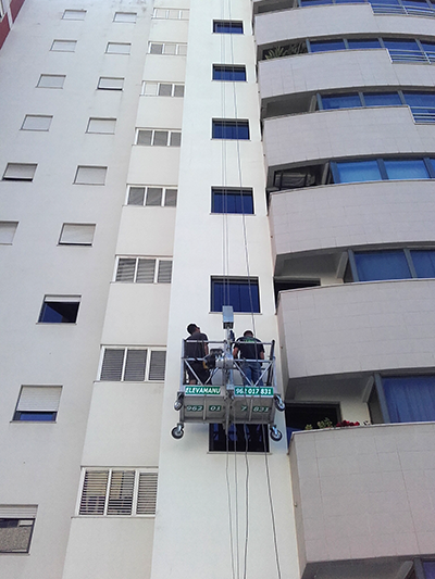 Plataforma suspensa single