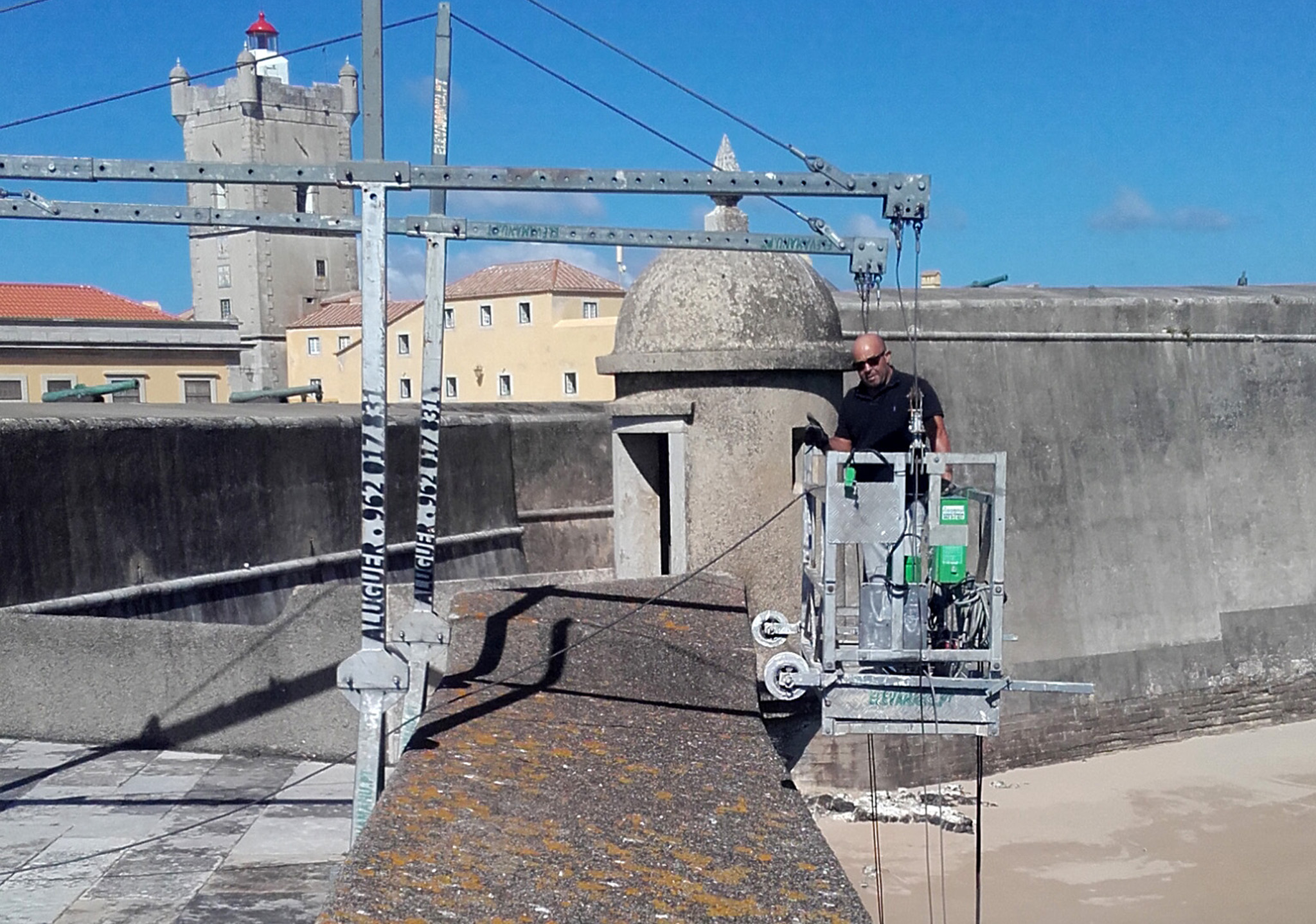 Suspensões de parapeitos